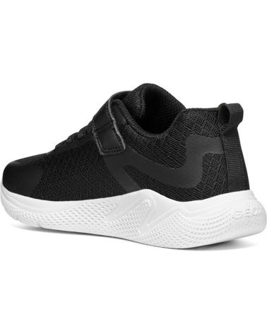 Esportes  de Menina e Menino GEOX SNEAKERS SPRINTYE JUNIOR GIRL J45FWA BLACKC9999
