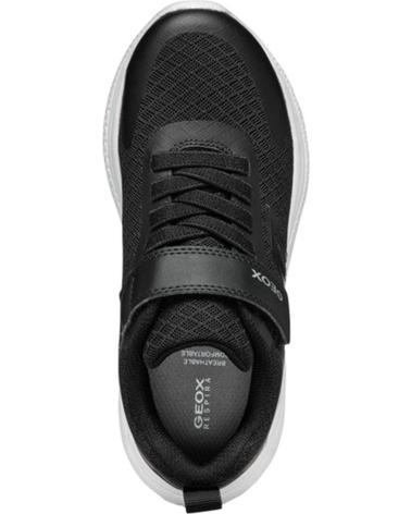 Esportes  de Menina e Menino GEOX SNEAKERS SPRINTYE JUNIOR GIRL J45FWA BLACKC9999