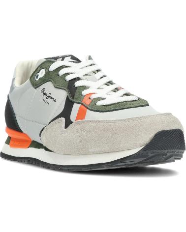 Deportivas de Mujer PEPE JEANS PMS40007 ZAPATILLAS CASUAL DE MUJER GRIS ANTE SER GRIS