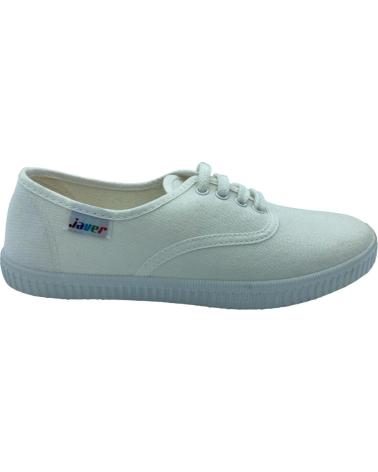 Zapatos de Mujer JAVER ZAPATILLA LONA CORDON BLANCO