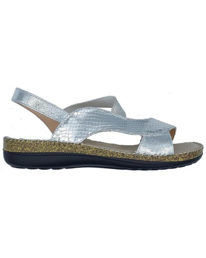 Sandalias de Mujer HURAN SANDALIA MUJER COMODA PLATA