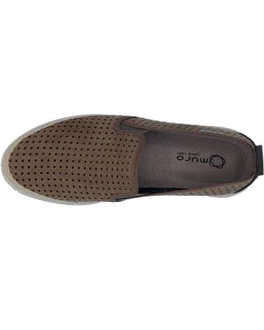Zapatos de Hombre GARRIDO MURO ZAPATILLA TIPO ANTE TABACO