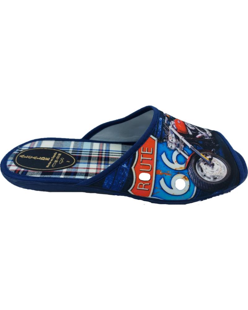 Man House slipers ALCALDE ZAPATILLA SUELA GOMA MARINO