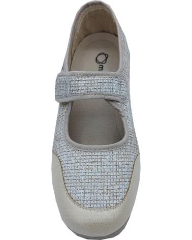 Schuhe für Damen CALZADOMANIA MERCEDITAS LONA MURO BEIGE