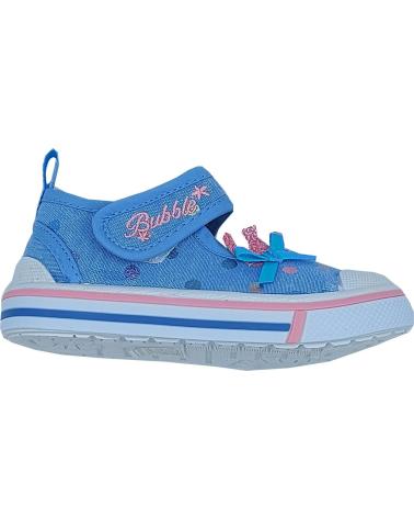 Zapatos de Niña BUBBLE BOBBLE PUNTERA DE GOMA CELESTE