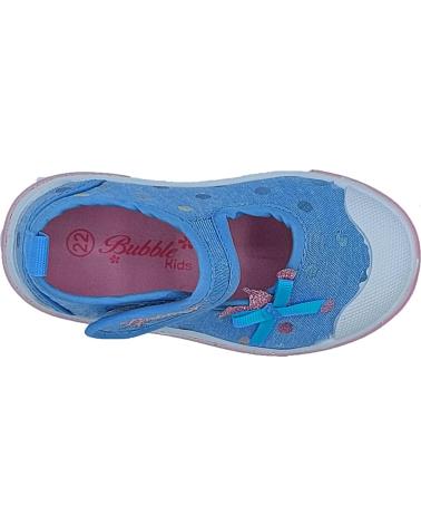 Zapatos de Niña BUBBLE BOBBLE PUNTERA DE GOMA CELESTE
