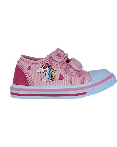 Zapatos de Niña BUBBLE BOBBLE PUNTERA DE GOMA ROSA