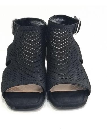 Sandali per Donna CLARKS SANDALIA DE NOBUK TROQUELADO CON TACON NOBUK NEGRO