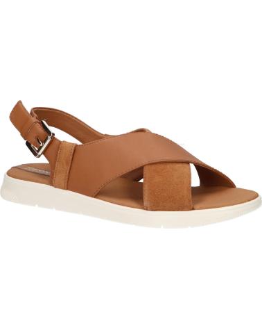 Woman and girl Sandals GEOX D45NNB 05422 D DANDRA D6001 COGNAC