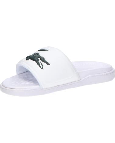 Chanclas de Mujer y Niña y Niño LACOSTE 43CFA1001 SERVE DUAL 1R5 WHT-DK GRN