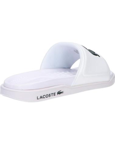 Chanclas de Mujer y Niña y Niño LACOSTE 43CFA1001 SERVE DUAL 1R5 WHT-DK GRN