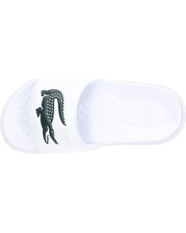 Chanclas de Mujer y Niña y Niño LACOSTE 43CFA1001 SERVE DUAL 1R5 WHT-DK GRN