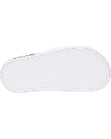 Chanclas de Mujer y Niña y Niño LACOSTE 43CFA1001 SERVE DUAL 1R5 WHT-DK GRN