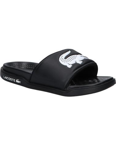 Chanclas de Mujer y Niña y Niño LACOSTE 43CFA1001 SERVE DUAL 312 BLK-WHT