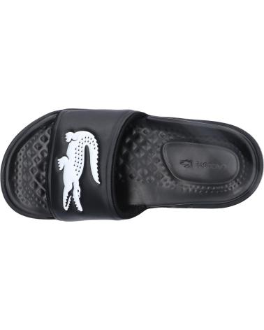 Chanclas de Mujer y Niña y Niño LACOSTE 43CFA1001 SERVE DUAL 312 BLK-WHT