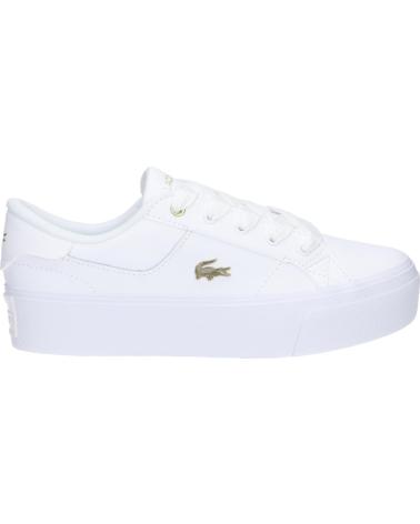 LACOSTE ZAPATILLAS PLATFORM EN COLOR PARA MUJER BLANCO