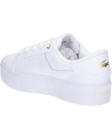 LACOSTE ZAPATILLAS PLATFORM EN COLOR PARA MUJER BLANCO