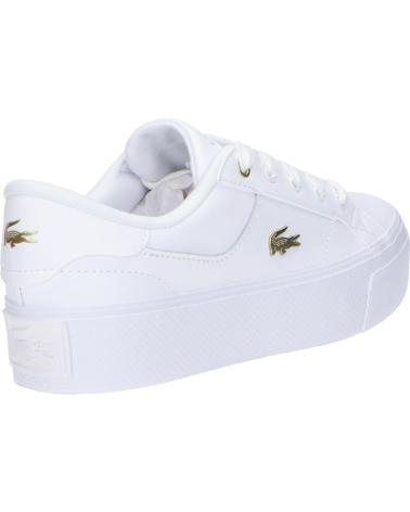 LACOSTE ZAPATILLAS PLATFORM EN COLOR PARA MUJER BLANCO