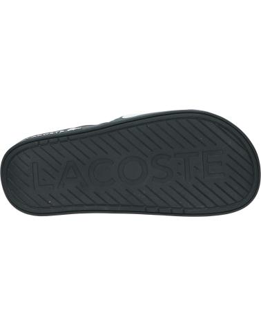 LACOSTE SERVE SLIDE DUAL 47CMA0014 WHITE DARK GREEN SLIDES 1Y5 OFF WHT-DK GRN