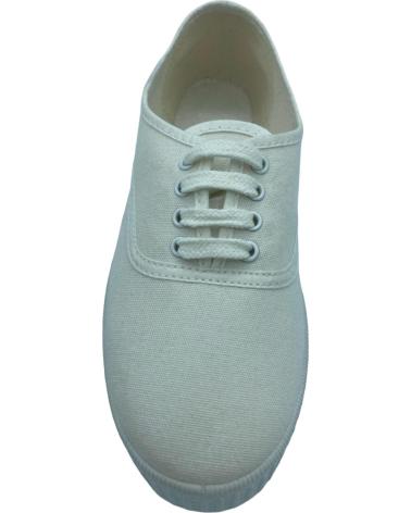 Zapatos de Mujer JAVER ZAPATILLA LONA CORDON BLANCO
