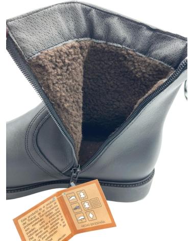 Botines de Hombre RIVERTY BOTA HOMBRE EN PIEL NEGRO
