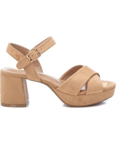 SANDÁLIAS DE SALTO BLOCO XTI 142359 BEGE PARA MULHER BEIGE