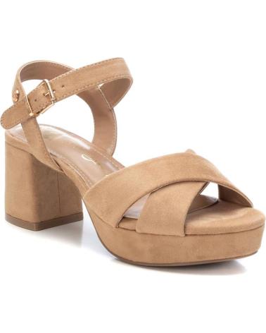 SANDÁLIAS DE SALTO BLOCO XTI 142359 BEGE PARA MULHER BEIGE