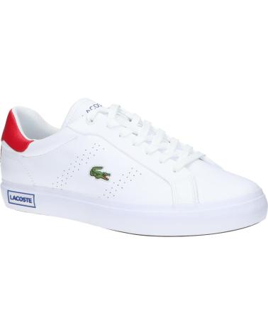 LACOSTE ZAPATILLAS POWERCOURT 2 0 EN COLOR PARA HOMBRE BLANCO