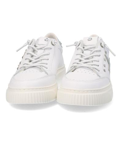 Deportivas de Mujer cetti 1320 PIEL BLANCA OFWHITTE