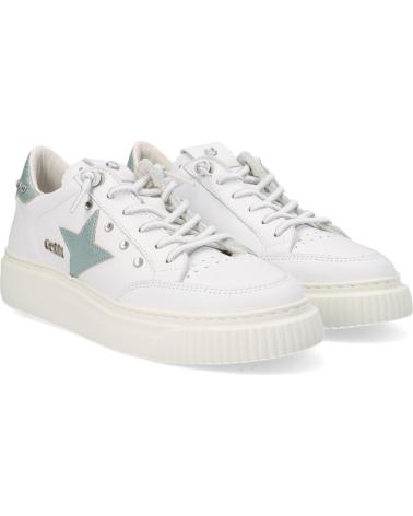 Deportivas de Mujer cetti 1320 PIEL BLANCA OFWHITTE