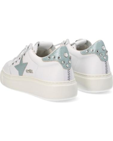 Deportivas de Mujer cetti 1320 PIEL BLANCA OFWHITTE