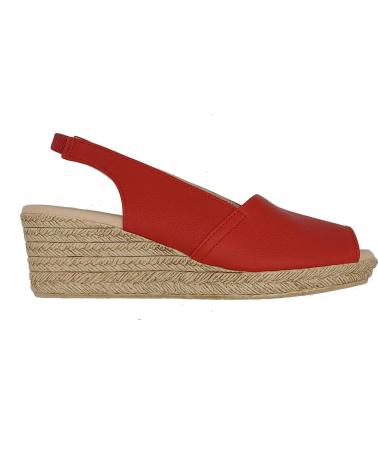 Sandales pour Femme  SANDALIA PIEL MUJER ROJO