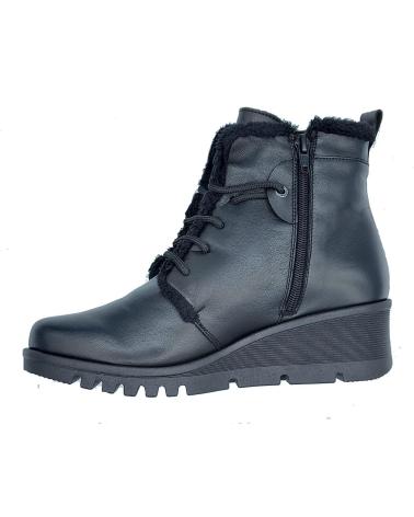 Woman Mid boots PEPE MENARGUES BOTIN PIEL CORDON Y CREMALLERA NEGRO