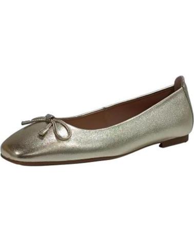 Bailarinas de Mujer UNISA ZAPATO BAILARINA DE PIEL CON SUELA DE GOMA PLATINO