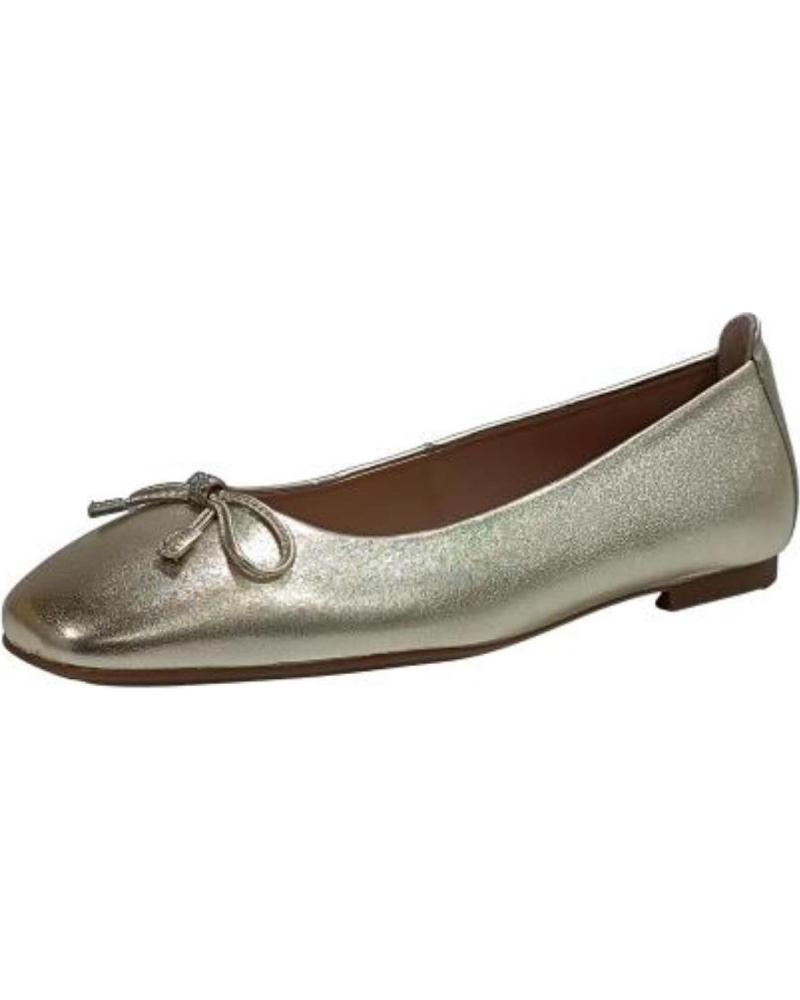 Bailarinas de Mujer UNISA ZAPATO BAILARINA DE PIEL CON SUELA DE GOMA PLATINO