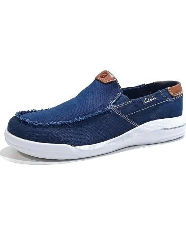 Zapatos de Hombre CLARKS ZAPATO CASUAL DE LONA CON PLANTILLAS EXTRAIBLES Y SUELA DE NAVY