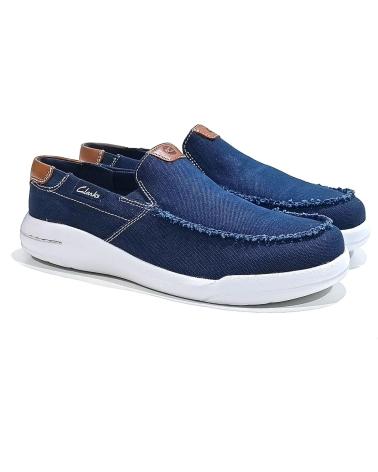 Scarpe per Uomo CLARKS ZAPATO CASUAL DE LONA CON PLANTILLAS EXTRAIBLES Y SUELA DE NAVY