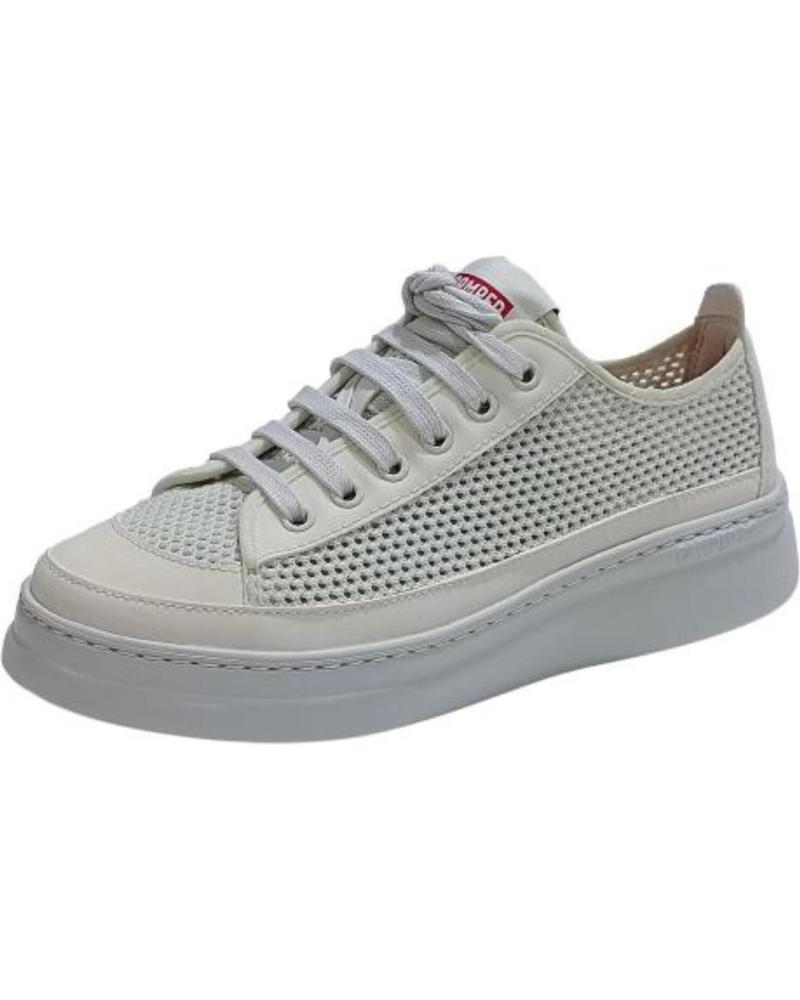 Sportschuhe für Damen CAMPER DEPORTIVO CASUAL DE PIEL Y TEXTIL CON SUELA DE GOMA BLANCO