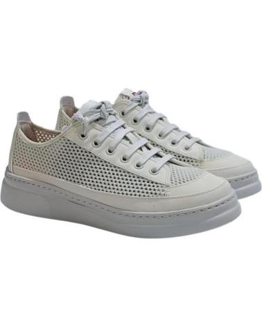 Sportschuhe für Damen CAMPER DEPORTIVO CASUAL DE PIEL Y TEXTIL CON SUELA DE GOMA BLANCO