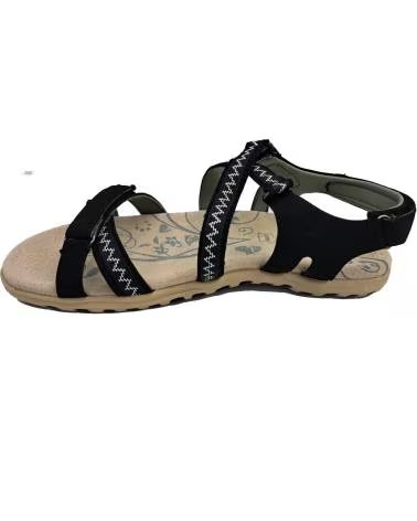 Sandálias de Mulher  SANDALIA SPORT MUJER NEGRO