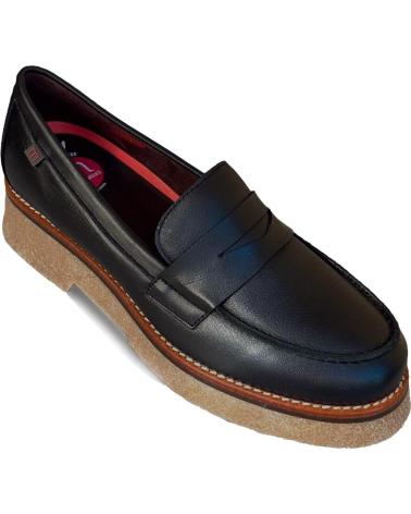 Mocasines de Mujer PEPE MENARGUES MUJER MOCASINES PLANOS 21101 VACUNO NEGRO