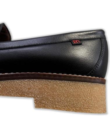 Mocasines de Mujer PEPE MENARGUES MUJER MOCASINES PLANOS 21101 VACUNO NEGRO