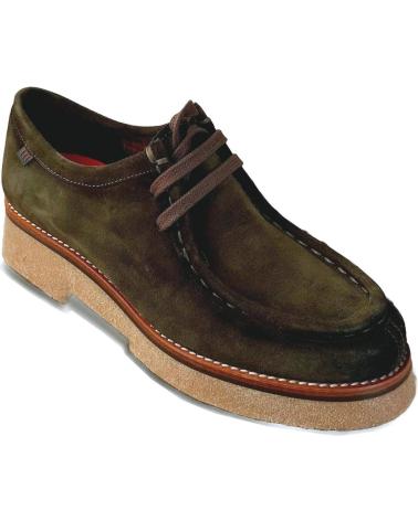 Scarpe per Donna PEPE MENARGUES MUJER ZAPATO WALLABEE 21100 SERRAJE MUSGO VERDE