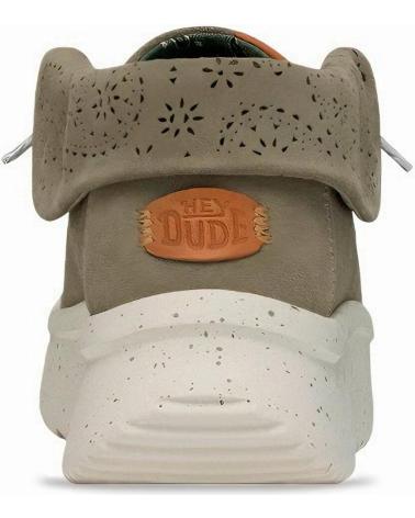 Zapatos de Mujer HEY DUDE MUJER MOCASINES WENDY PEAK FOLD BOOT SUEDE VERDE