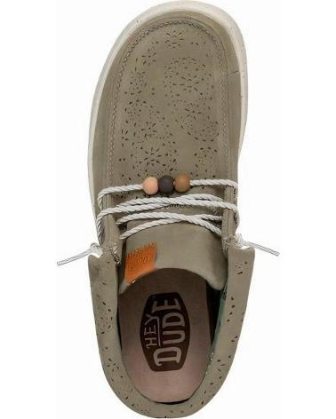 Zapatos de Mujer HEY DUDE MUJER MOCASINES WENDY PEAK FOLD BOOT SUEDE VERDE