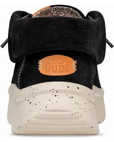 Schuhe für Damen HEY DUDE MUJER MOCASINES WENDY PEAK FOLD BOOT SUEDE NEGRO