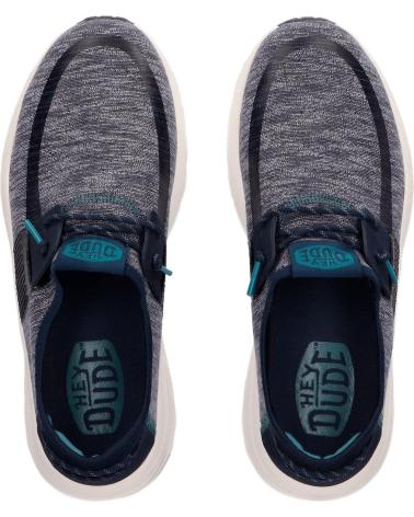 Schuhe für Herren HEY DUDE HOMBRE ZAPATILLAS SIROCCO DUAL KNIT NAVY ROSA