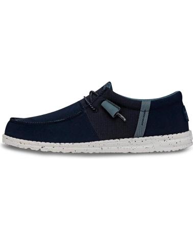 Zapatos de Hombre HEY DUDE HOMBRE MOCASINES WALLY TRI NYLON TRAILHEAD NAVY ROSA