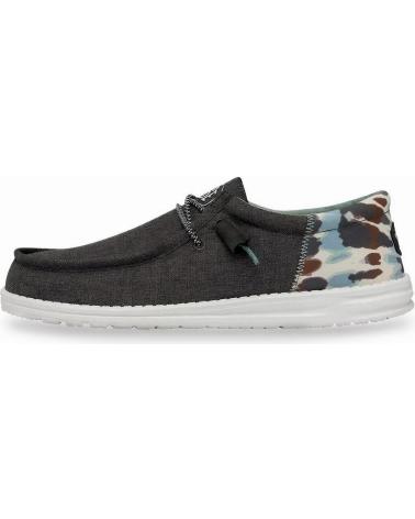 Zapatos de Hombre HEY DUDE HOMBRE MOCASINES WALLY FUNK TIE DYE GRIS