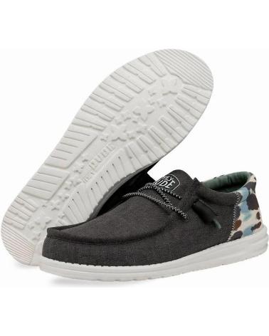 Zapatos de Hombre HEY DUDE HOMBRE MOCASINES WALLY FUNK TIE DYE GRIS